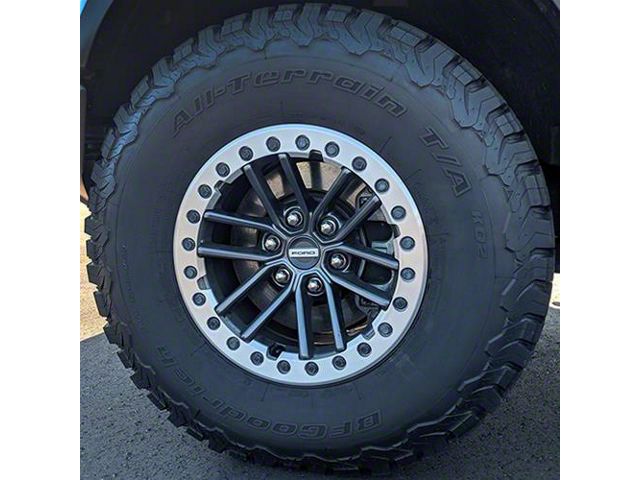 Ford Performance Raptor Beadlock Magnetic Gray 6-Lug Wheel; 17x8.5; 34mm Offset (22-24 Bronco Raptor)