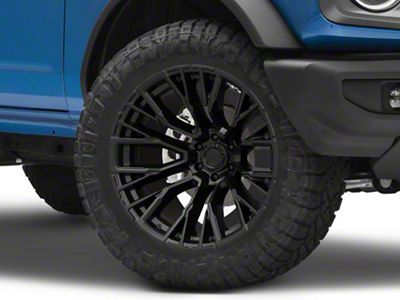 Fuel Wheels Rebar Blackout 6-Lug Wheel; 20x10; -18mm Offset (22-24 Bronco Raptor)