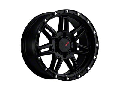 DX4 Wheels REBEL Flat Black 6-Lug Wheel; 17x8.5; 10mm Offset (22-24 Bronco Raptor)