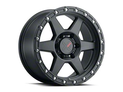 DX4 Wheels RECON Flat Black 6-Lug Wheel; 17x8.5; 10mm Offset (22-24 Bronco Raptor)