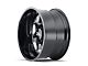 Cali Off-Road Sevenfold Gloss Black Milled 6-Lug Wheel; 20x9; 0mm Offset (22-24 Bronco Raptor)