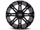 Twisted Off-Road T-23 Wraith Gloss Black Machined 6-Lug Wheel; 20x10; -12mm Offset (22-24 Bronco Raptor)