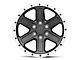 Rovos Wheels Tenere Charcoal with Machined Lip 6-Lug Wheel; 18x9; 0mm Offset (22-24 Bronco Raptor)