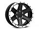 Rovos Wheels Tenere Matte Black with Machined Lip 6-Lug Wheel; 18x9; 0mm Offset (22-24 Bronco Raptor)