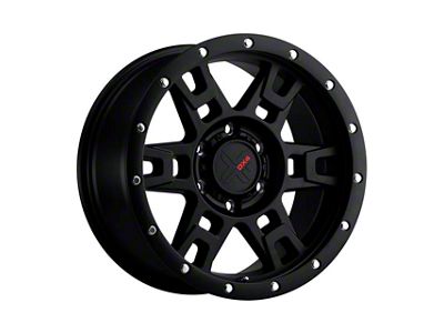 DX4 Wheels TERRAIN Flat Black 6-Lug Wheel; 17x8.5; 10mm Offset (22-23 Bronco Raptor)