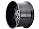 American Truxx Vortex Gloss Black Machined 6-Lug Wheel; 20x10; -24mm Offset (22-24 Bronco Raptor)