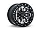 RTX Offroad Wheels Zion Gloss Black Machined 6-Lug Wheel; 20x9; 0mm Offset (22-24 Bronco Raptor)