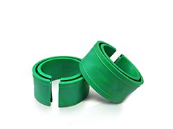 RubberShox DuraTPE Super Series Front-Rear Coil Spring Buffer Cushion; Green (Universal; Some Adaptation May Be Required)