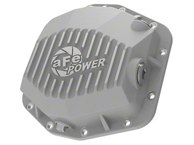 AFE Street Series Rear Differential Cover with Machined Fins; Raw (21-24 Bronco)