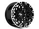 Rovos Wheels Guban Gloss Black Machined 6-Lug Wheel; 17x9; -6mm Offset (22-24 Bronco Raptor)