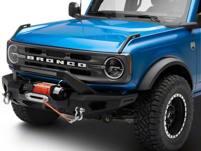 Barricade HD Plate Style Full Width Front Bumper with Winch Mount (21-24 Bronco, Excluding Raptor)