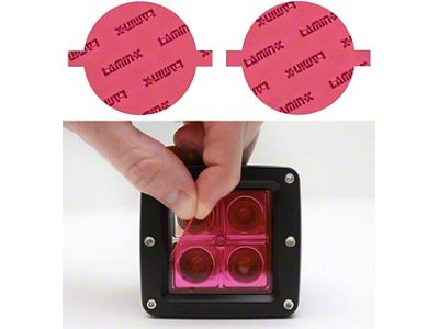 Lamin-X Fog Light Tint Covers; Pink (21-24 Bronco w/ Plastic Front Bumper)