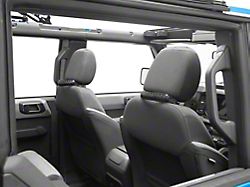 RedRock Paracord Headrest Handles; Black (21-23 Bronco)