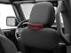 RedRock Paracord Headrest Handles; Black and Red (21-24 Bronco)