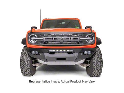 Fab Fours Matrix Front Bumper with No Guard; Bare Steel (22-24 Bronco Raptor)