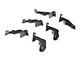 4-Inch Drop Sniper Running Boards; Textured Black (21-24 Bronco 4-Door)
