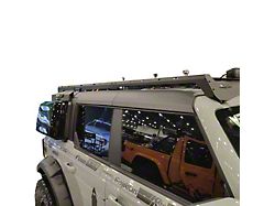 Vanguard Off-Road Craftsmen Roof Rack with Side-Mounted Gear Carrier; Black (21-23 Bronco)