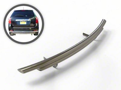 Double Layer Rear Bumper Guard; Stainless Steel (21-24 Bronco, Excluding Raptor)