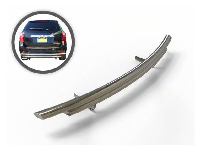Double Layer Rear Bumper Guard; Stainless Steel (21-24 Bronco, Excluding Raptor)