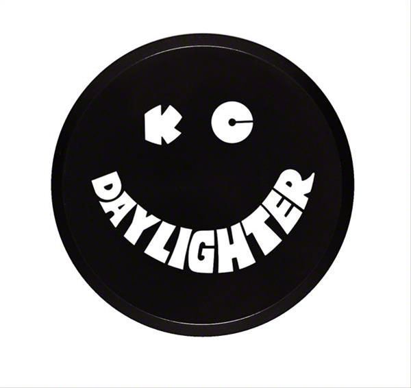 KC HiLiTES 6-Inch Daylighter/Slimlite Cover; Black