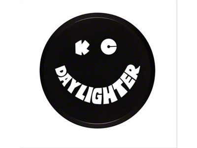 KC HiLiTES 6-Inch Daylighter/Slimlite Cover; Black