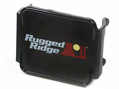 Rugged Ridge 3-Inch Off-Road LED Light Cover; Black
