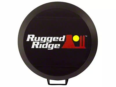 Rugged Ridge 5-Inch HID Off-Road Light Cover; Black