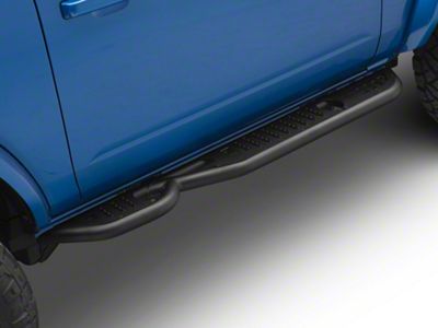 DV8 Offroad OE Plus Series Side Step Bars; Textured Black (21-24 Bronco 2-Door)