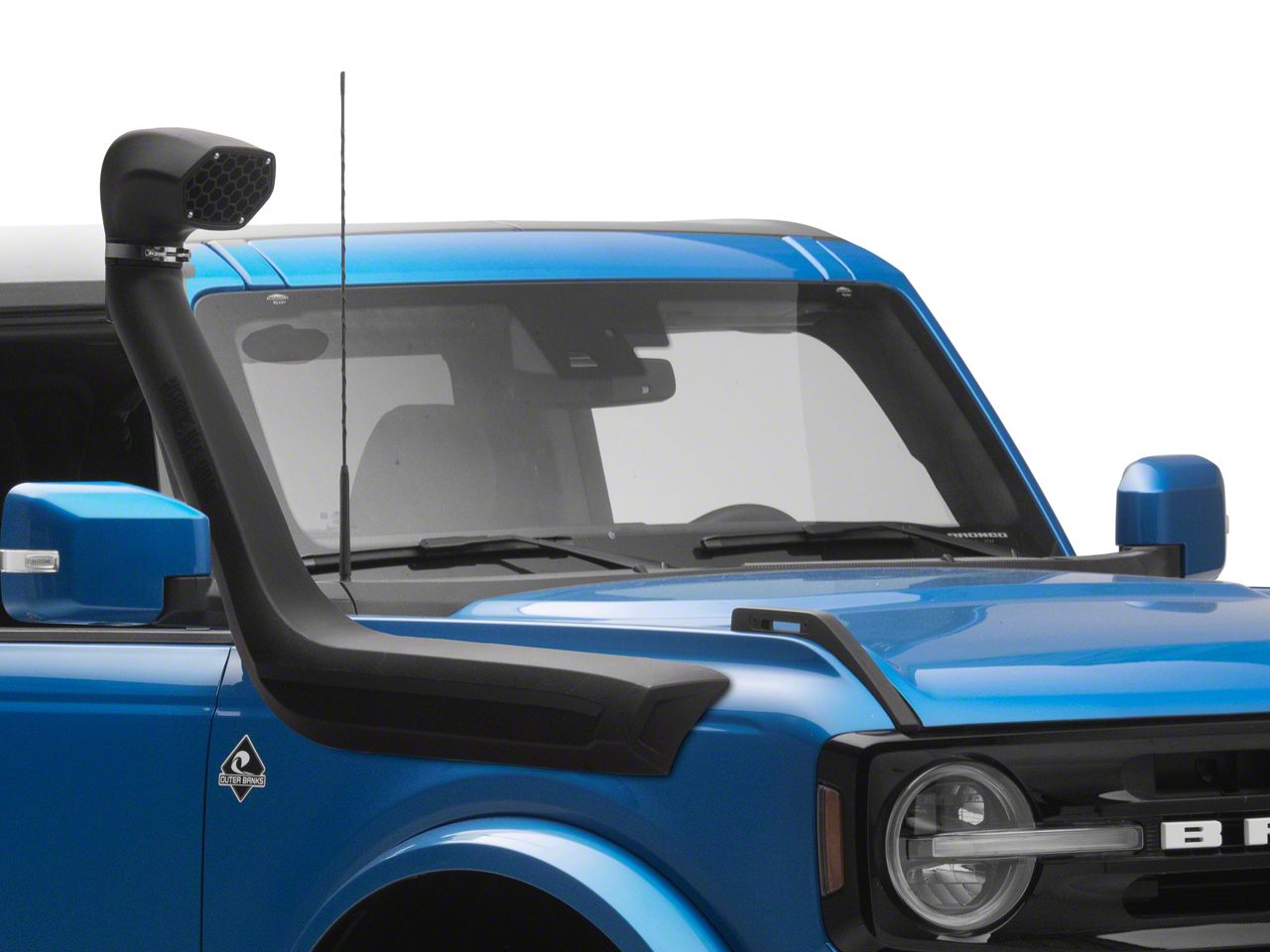 Borne OffRoad Bronco Snorkel for Mishimoto Cold Air Intakes; Micro