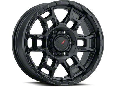 DX4 Wheels Beast Flat Black 6-Lug Wheel; 16x8; 0mm Offset (21-24 Bronco, Excluding Raptor)