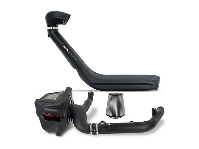 Borne Off-Road Snorkel and Performance Intake Package; Dry Washable Filter (21-24 2.7L EcoBoost Bronco)