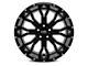 Hardrock Offroad Slammer Xposed Gloss Black Milled 6-Lug Wheel; 20x10; -19mm Offset (22-24 Bronco Raptor)