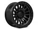 Fuel Wheels Rincon Matte Black with Gloss Black Lip 6-Lug Wheel; 18x9; -12mm Offset (21-24 Bronco, Excluding Raptor)