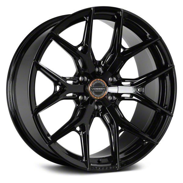 Vossen Bronco HF6-4 Gloss Black 6-Lug Wheel; 20x10; -18mm Offset HF64 ...