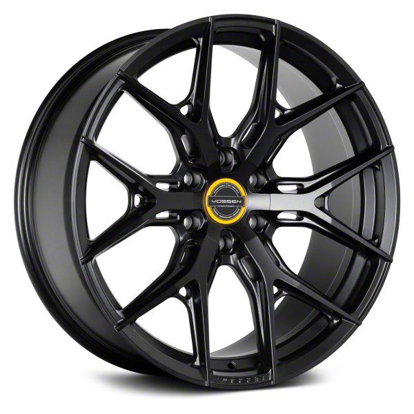 Vossen Bronco HF6-4 Satin Black 6-Lug Wheel; 20x9.5; 15mm Offset HF64 ...