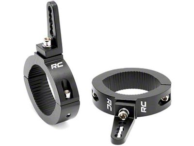 Rough Country Adjustable LED Light Mounting Clamps for 2.50 to 3-Inch Tubing (Universal; Some Adaptation May Be Required)