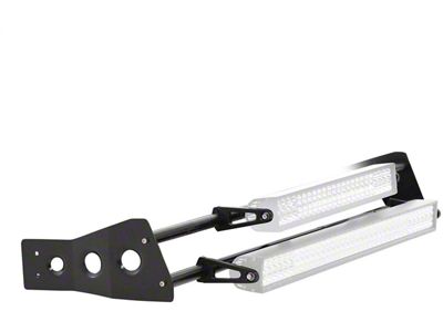 Smittybilt Defender Roof Rack LED Light Bar Mount Kit; 5-Foot (Universal; Some Adaptation May Be Required)