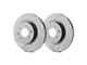 SP Performance Diamond Slot 6-Lug Rotors with Gray ZRC Coating; Front Pair (21-24 Bronco, Excluding Raptor)