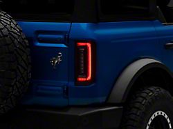 Oracle Flush Mount LED Tail Lights; Black Housing; Tinted Lens (21-24 Bronco w/ Factory Halogen Tail Lights)
