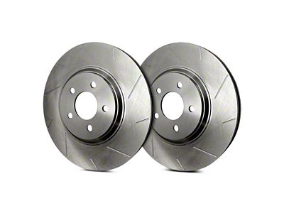 SP Performance Slotted 6-Lug Rotors with Silver Zinc Plating; Front Pair (21-23 Bronco, Excluding Raptor)