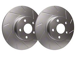 SP Performance Slotted 6-Lug Rotors with Silver ZRC Coated; Front Pair (22-23 Bronco Raptor)