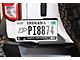 LoD Offroad Rear License Plate Door Mount; Black Texture (21-24 Bronco)