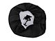 Ford 32-Inch Spare Tire Cover with Bronco 66 Logo; Black (21-24 Bronco)