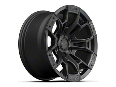 Defiant Wheels DF04 Dark Satin Charcoal 6-Lug Wheel; 17x9; 12mm Offset (22-24 Bronco Raptor)
