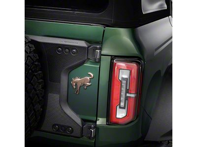 Ford Performance Rear Emblem; Bronze (21-24 Bronco)
