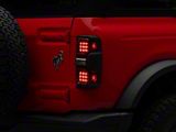 Full LED Tail Lights; Black Housing; Red Lens (21-24 Bronco, Excluding Raptor)
