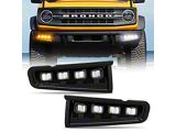 LED DRL Fog Lights with Sequential Turn Signals (21-24 Bronco w/ Modular Front Bumper)