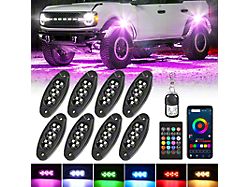 RGB LED Rock Lights with Bluetooth APP (21-23 Bronco)