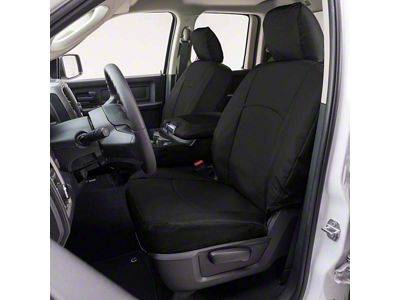 Covercraft Precision Fit Seat Covers Endura Custom Front Row Seat Covers; Black (21-24 Bronco 4-Door w/ Cloth Seats)