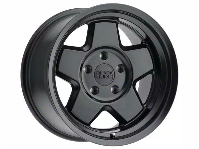 Black Rhino Realm Matte Black 6-Lug Wheel; 16x8; -10mm Offset (05-15 Tacoma)